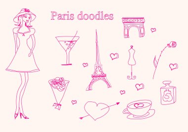 Paris set doodles