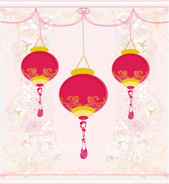 Çin yeni yıl kartı