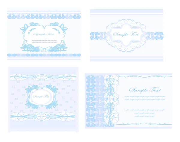 Stylish Wedding templates set — Stock Photo, Image
