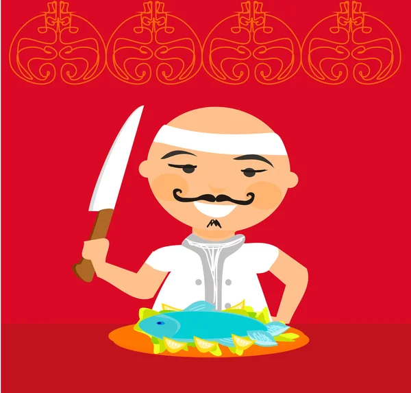 Stock image Japanese chef