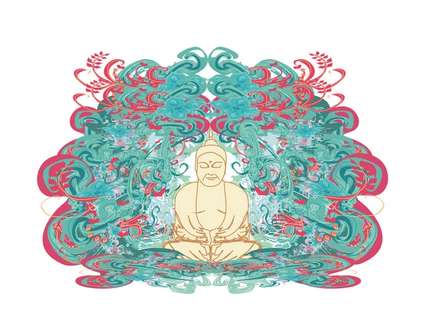 Of Chinese Traditional Artistic Buddhism Pattern — Stock Photo, Image