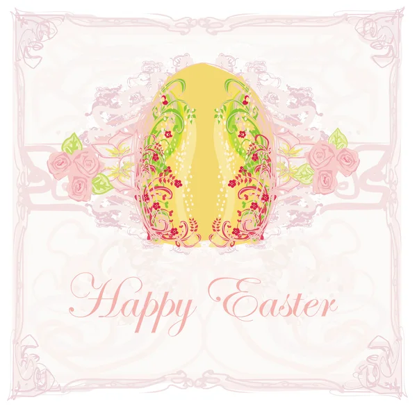 Easter Egg On Grunge Background — Stock Photo, Image