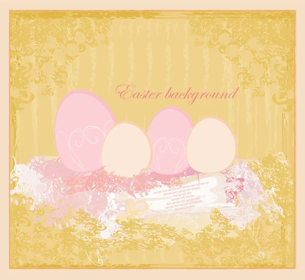 Пасхальне яйце на гранж фоні — стокове фото