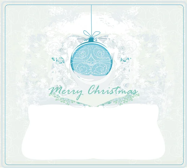 クリスマスフレームワークスタイルカード — ストック写真