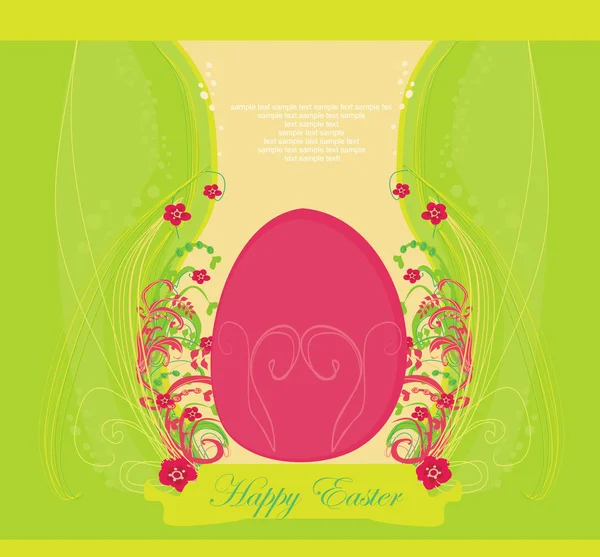 Uovo di Pasqua sullo sfondo Grunge — Foto Stock