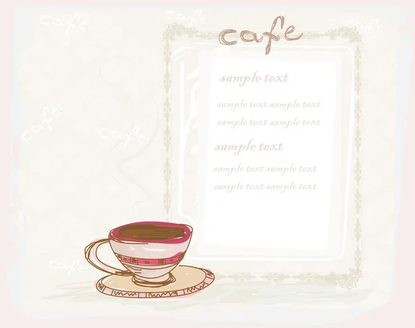 Coffee Menu — Stock Photo, Image