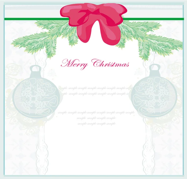 Tarjeta de estilo Christmas Framework. — Foto de Stock