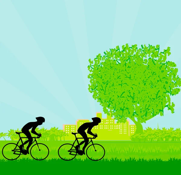 Велоспорт плакат — стоковий вектор