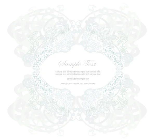 Carte d'invitation florale mariage — Image vectorielle
