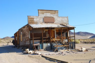 Ryolite ghost town clipart