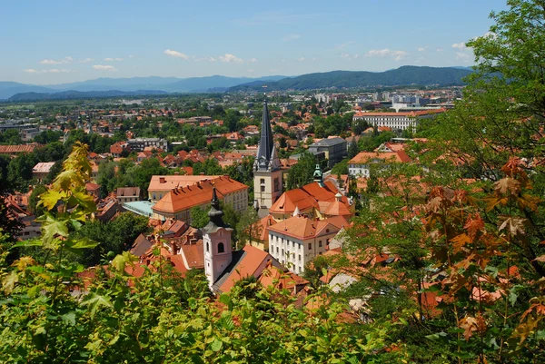 Liubliana em Eslovénia Fotografias De Stock Royalty-Free
