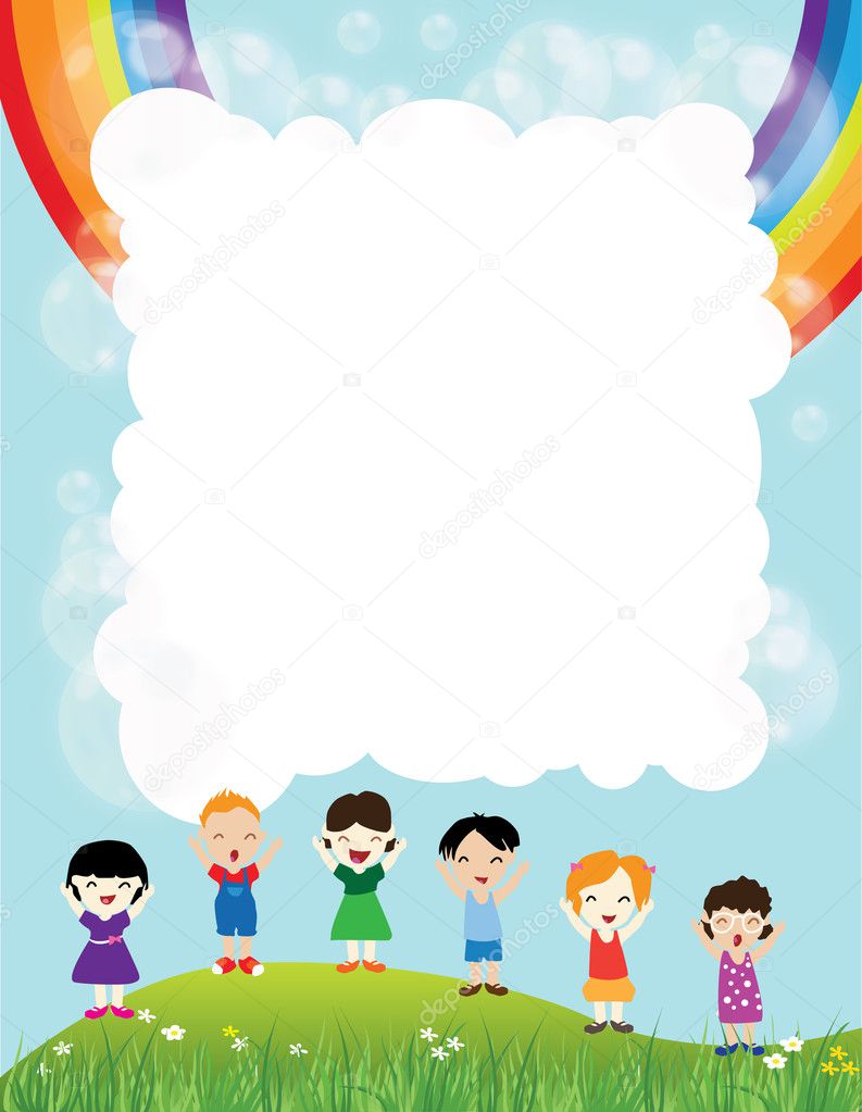 Message for children — Stock Vector © yolande55 #9679606