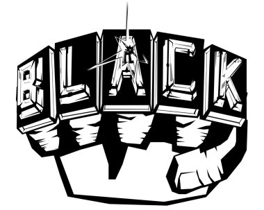 Black Fist clipart