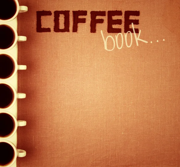 Café Livro. — Fotografia de Stock