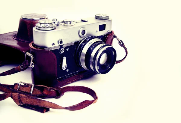 Alte gefütterte Kamera. — Stockfoto