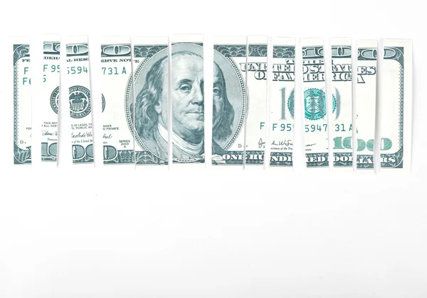 Peças de dólar — Fotografia de Stock