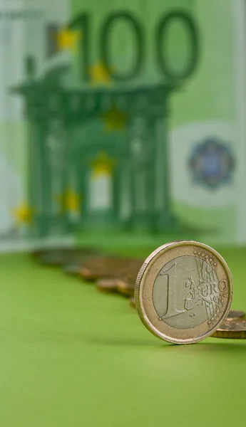 Moneda Uniunii Europene — Fotografie, imagine de stoc