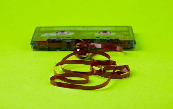 Audio cassette tape — Stock Photo, Image