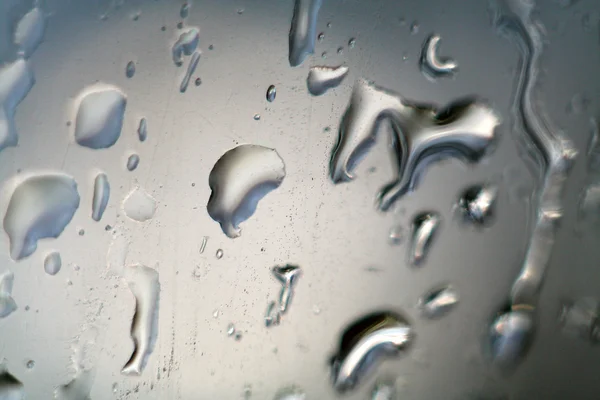 Water-drops on glass — Stock Photo, Image
