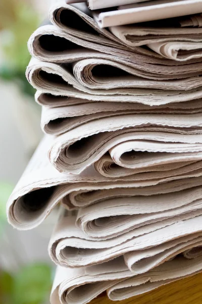 stock image Newspaper stack