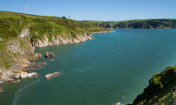 Willow Cove near to the entrance to the estuary at Dartmouth, Devon — Stock Photo, Image