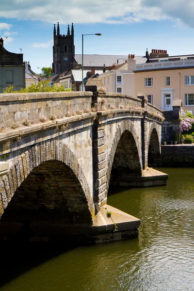 Totnes мосту в місті Totnes Девон — стокове фото