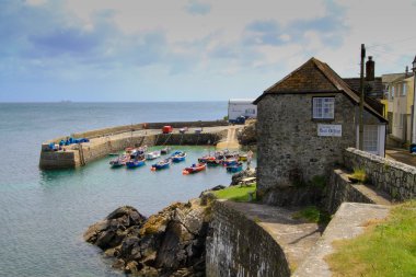 Coverack harbour clipart