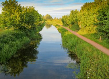 An English canal clipart