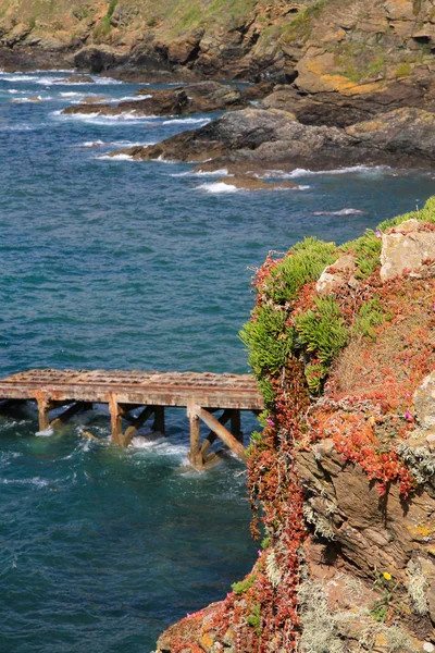 Ein Steg auf der Eidechsenhalbinsel — Stockfoto
