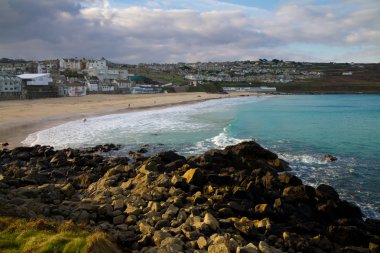 Porthmeor st bay Ives cornwall, İngiltere