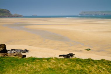 The River Camel estuary between Padstow and Rock in Cornwall clipart