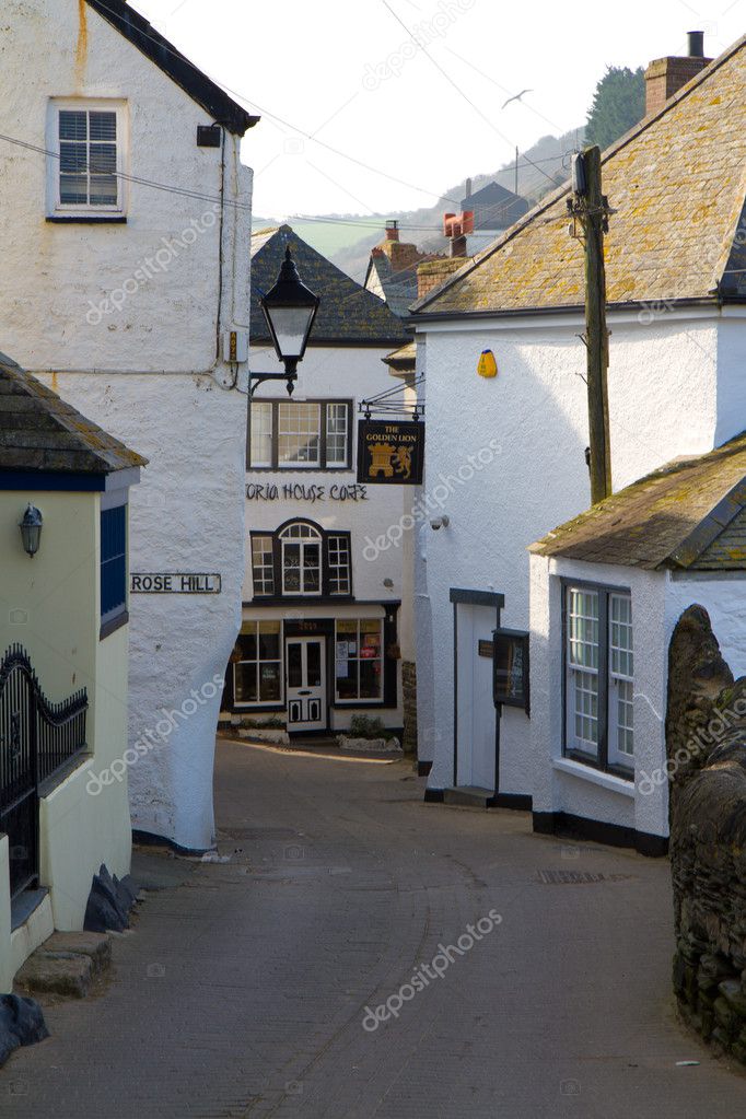 A street in Port Isaac in Cornwall