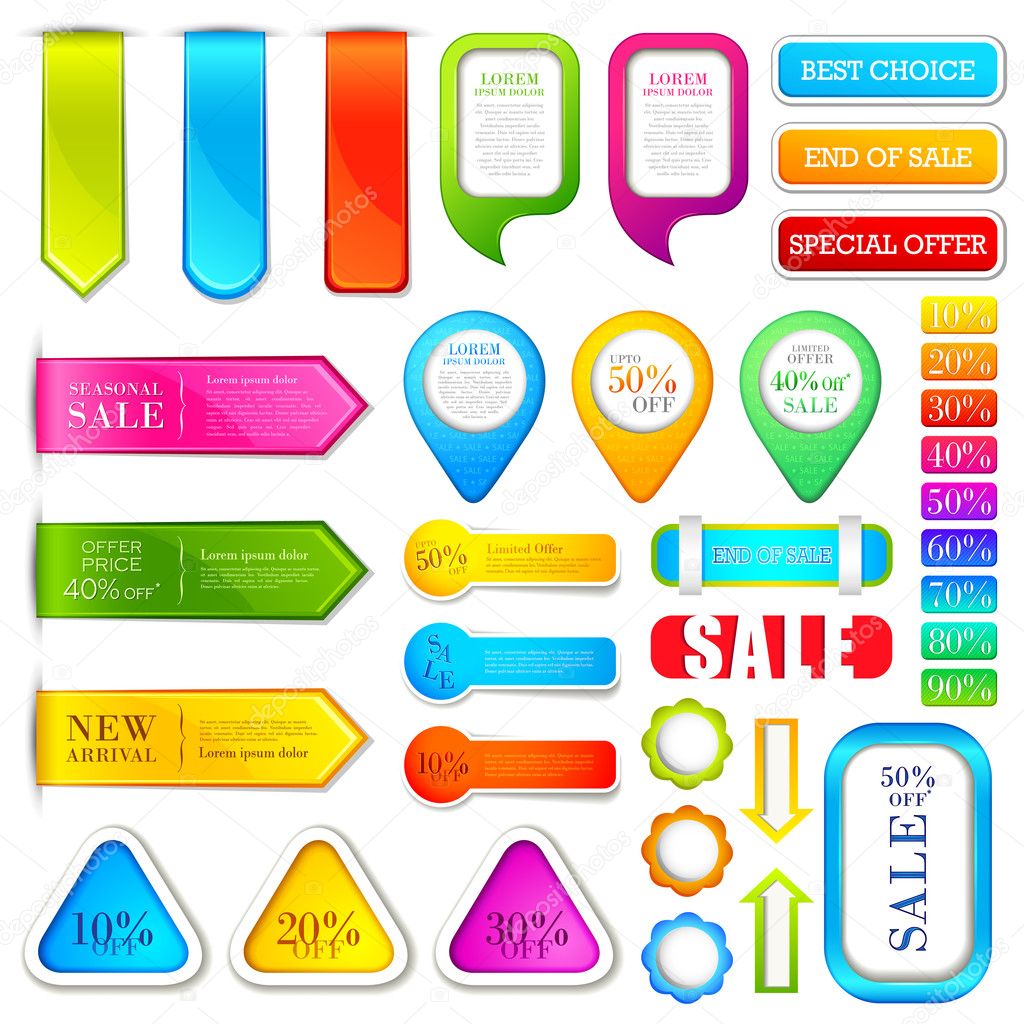 Colorful Label tag