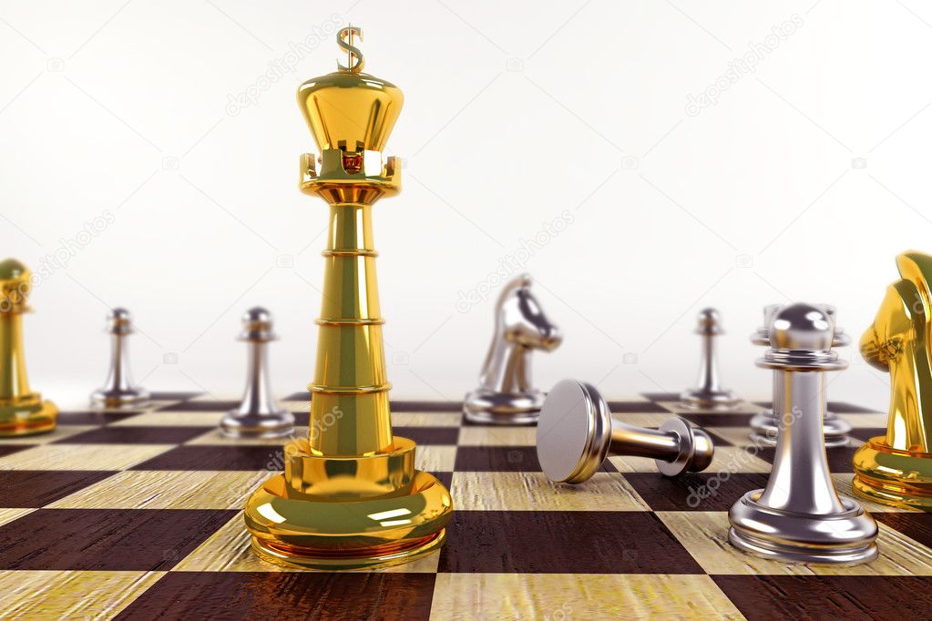 King on Chess Board