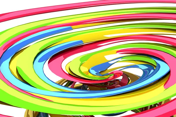 3D πολύχρωμο swirly φόντο — Φωτογραφία Αρχείου