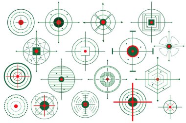 Vector Target Crosshair clipart