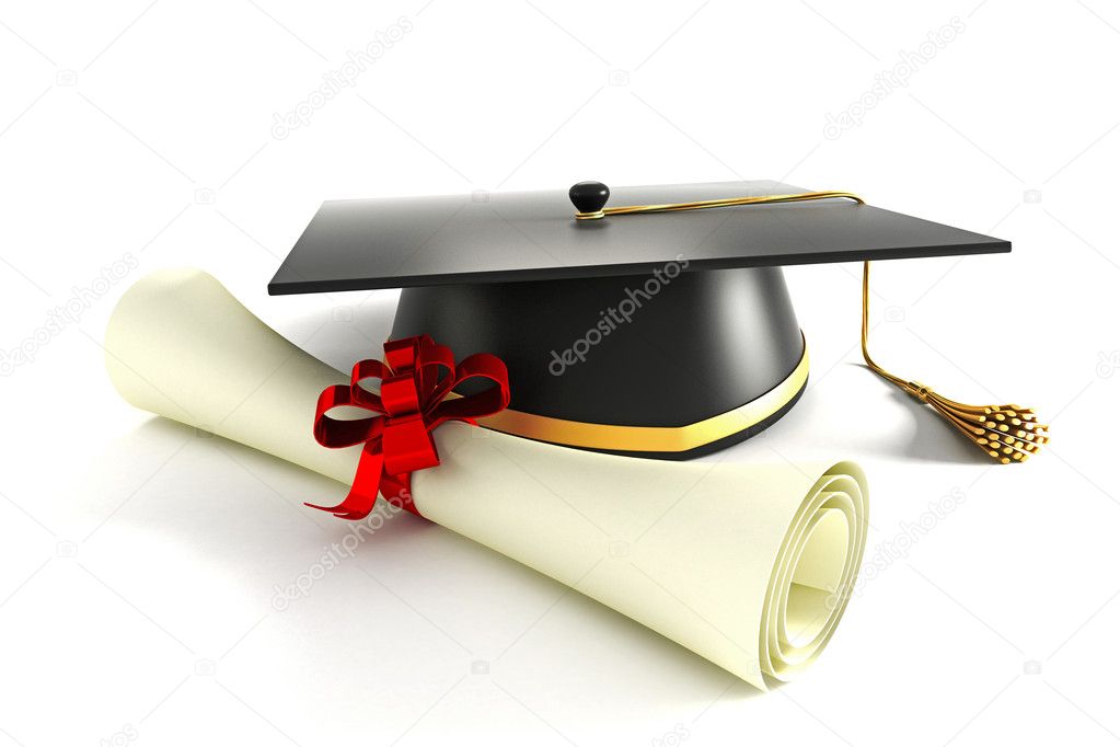 Mortar Board with Degree