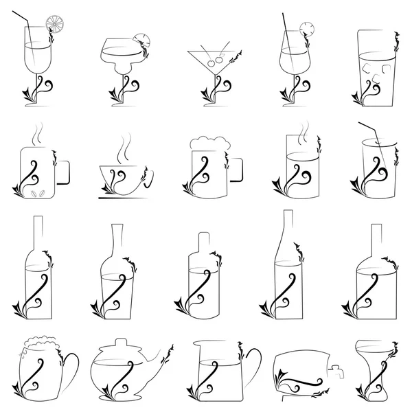 Cocktail et boisson Boisson — Image vectorielle