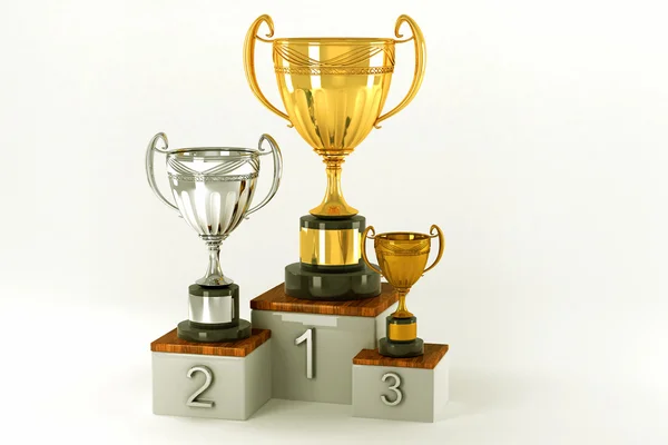 Gold Trophy — Stock Photo, Image