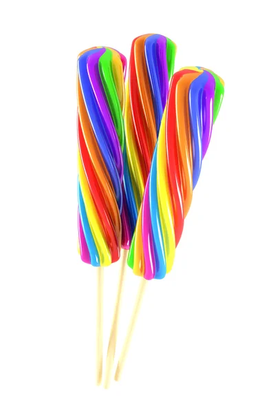 Lolly di ghiaccio colorato — Foto Stock