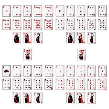 Vector Playing Card clipart