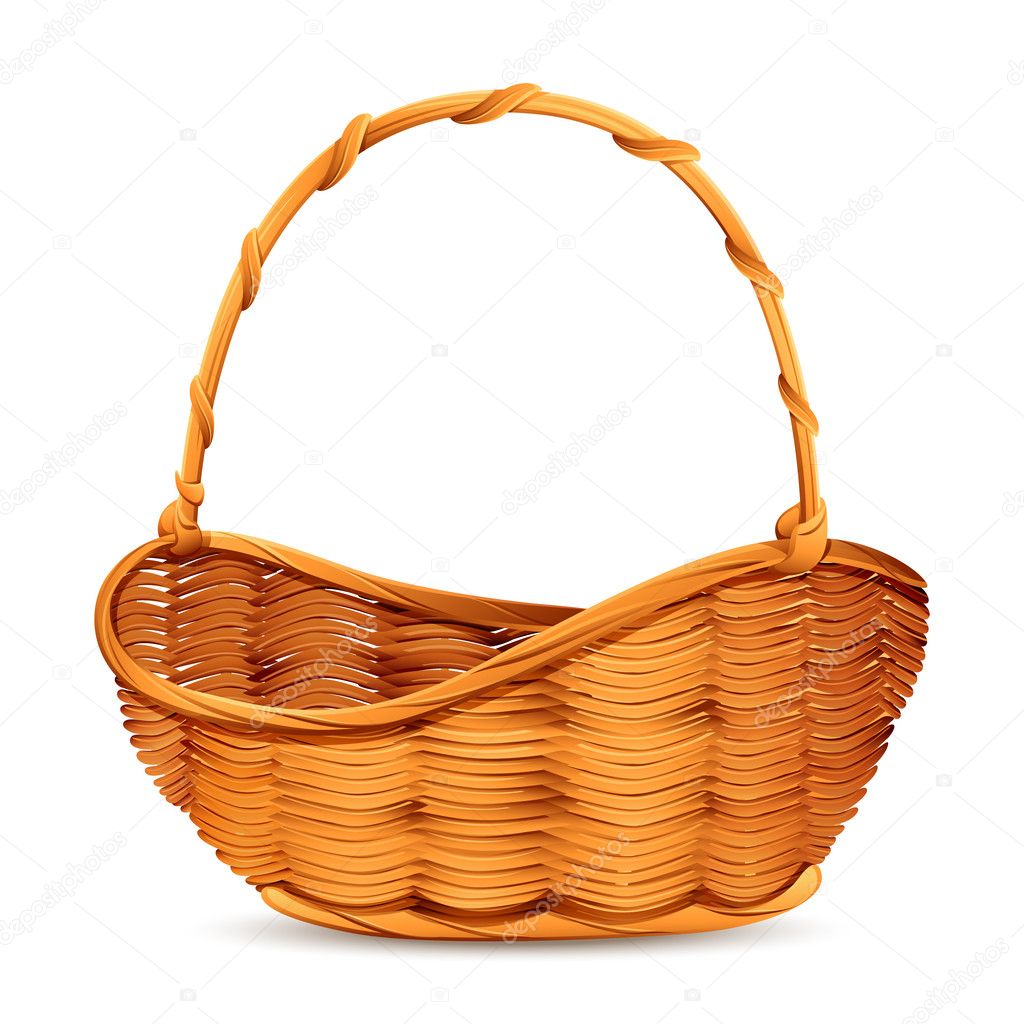 woven basket clip art