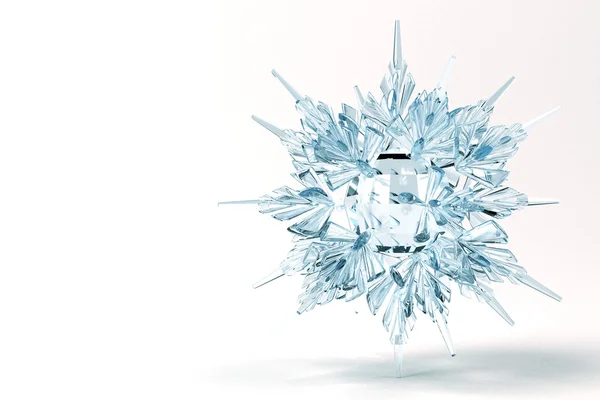 Crystal snowflake — Stockfoto