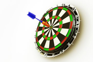 3d Dart Board clipart