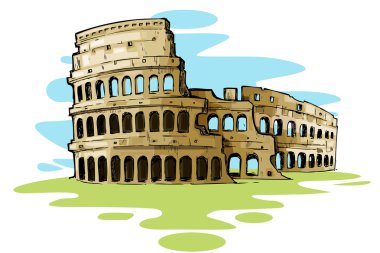 Roman Colosseum clipart