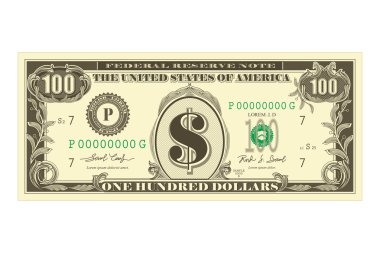 Dollar Note clipart