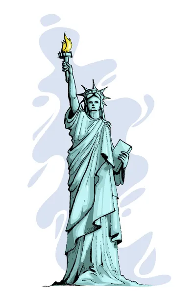 Estatua de la libertad — Archivo Imágenes Vectoriales