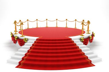 Stage with Rep Carpet clipart