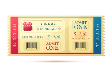 Movie Ticket clipart