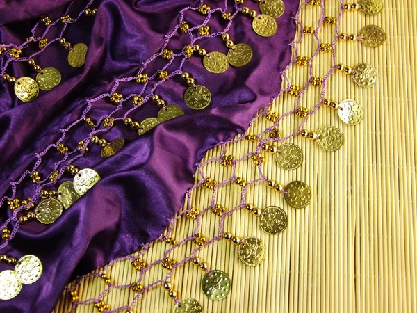 Glänzender orientalischer Schal lizenzfreie Stockbilder